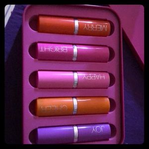 Clinque mood lipsticks.